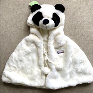 NWT Baby Panda Capelet Adorable baby Holiday Gift!